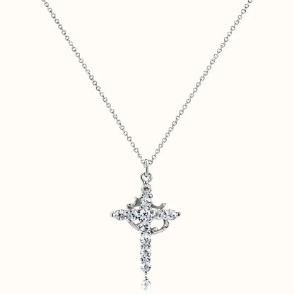 Cross Crown Necklace